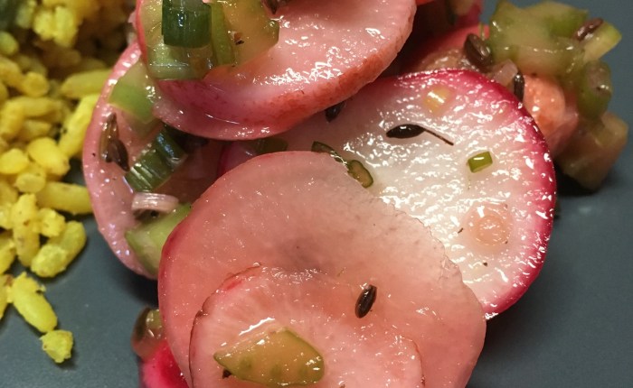 Toasted Fennel Seed & Radish Salad